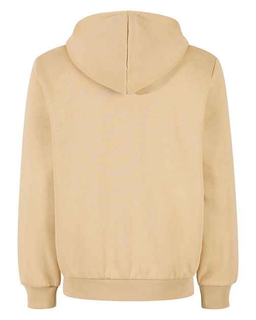 Urban Classics Sweatjacke Fluffy Fleece Hoodjacket in Natural für Herren