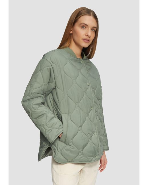 S.oliver Green Funktionsjacke Leichte Steppjacke im Relaxed Fit