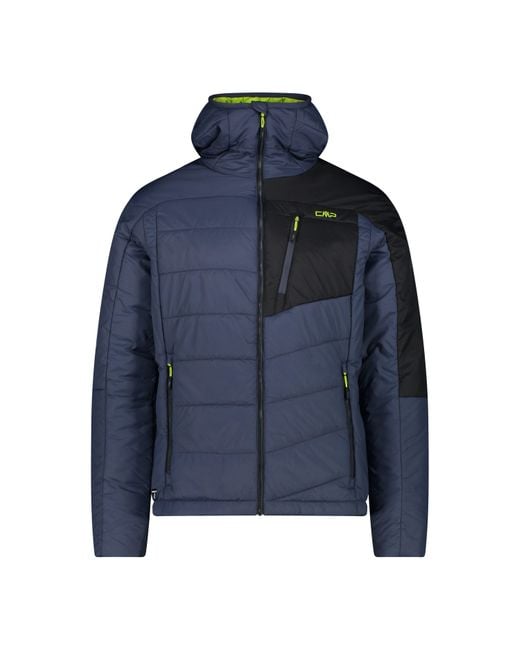 CMP Funktionsjacke MAN JACKET FIX HOOD TITANIO in Blue für Herren