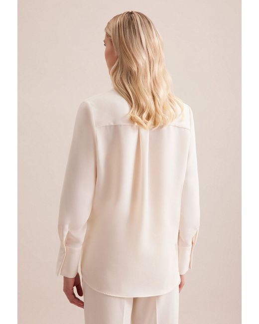 Seidensticker Natural Klassische Bluse Schwarze Rose Tunika Uni