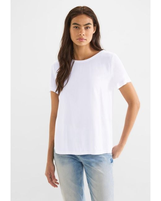 Street One T-Shirt in Weiß | Lyst DE