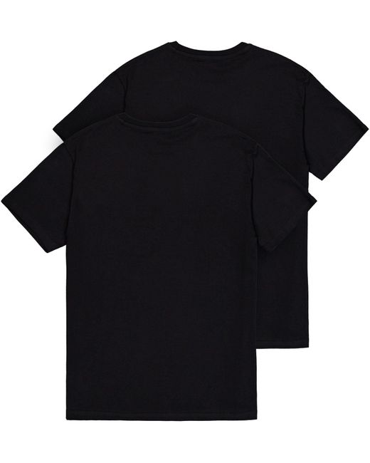 Alpha Industries Rundhalsshirt Basic T Small Logo Pack (Set, 2-tlg) in Black für Herren