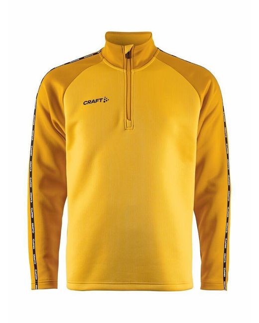 C.r.a.f.t Sweatshirt Squad 2.0 Half Zip M in Yellow für Herren