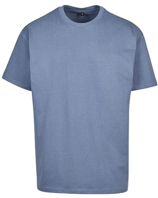 Build Your Brand Rundhalsshirt Heavy Oversize Tee in Blue für Herren