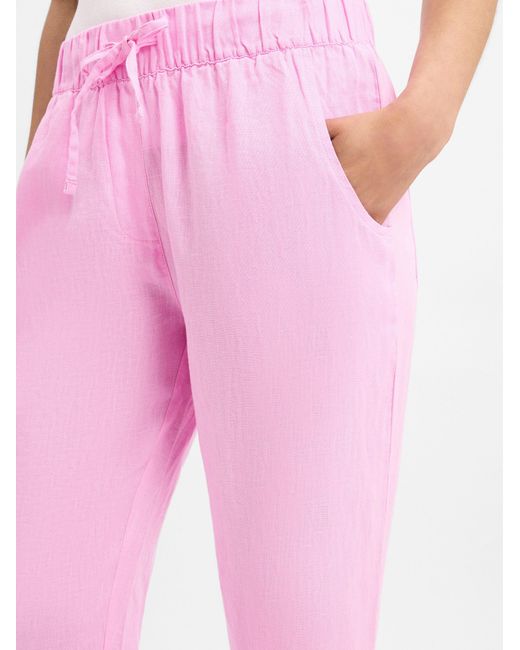 Marie Lund Pink Bundfaltenhose