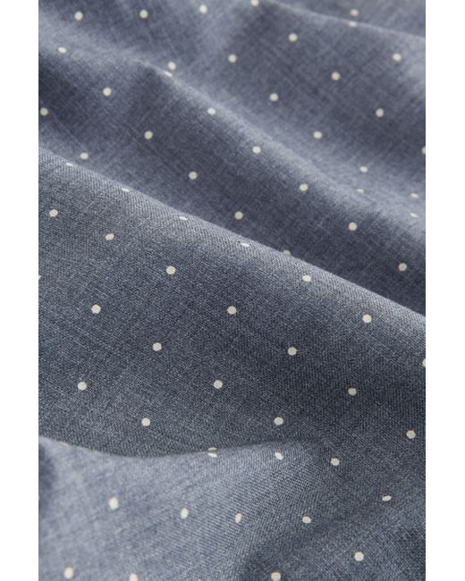 Next Langarmhemd Pflegeleichtes Button-Down-Oxford-Hemd (1-tlg) in Blue für Herren