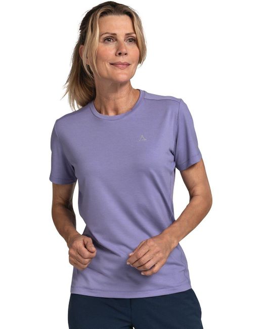 Schoffel Kurzarmshirt T Shirt Osby L spring lavender in Lila | Lyst DE