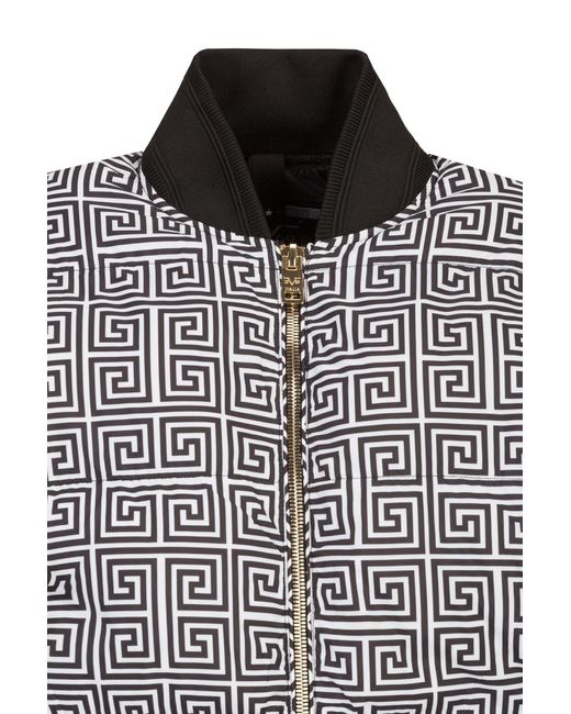 19V69 Italia by Versace Gray Winterjacke LORETTA Steppjacke