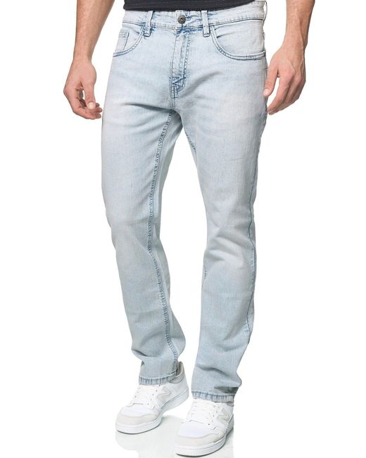 INDICODE Regular-fit-Jeans Tony in Blue für Herren