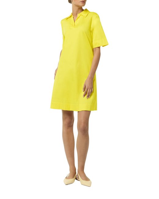 Comma, Yellow Midikleid Kleid