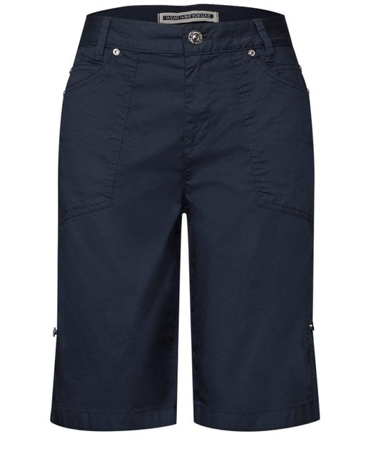 Street One Blue Bermudas mit Turn-Up Funktion