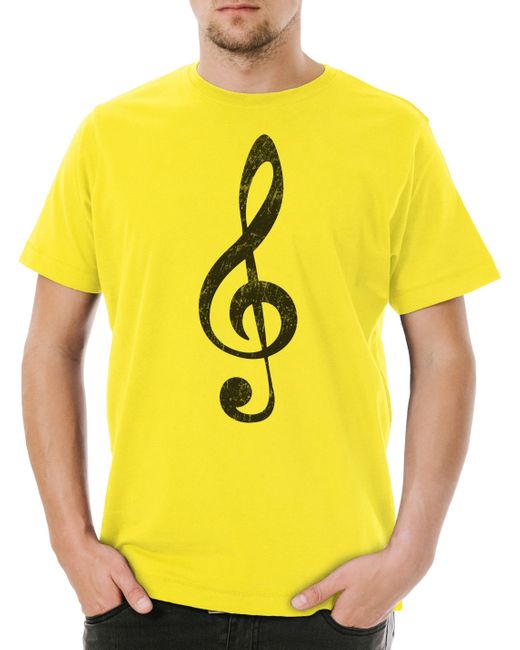 Urban Backwoods Print- Modern Clef T- Sitcom Family Philip Humphrey Shirt "Phil" in Yellow für Herren