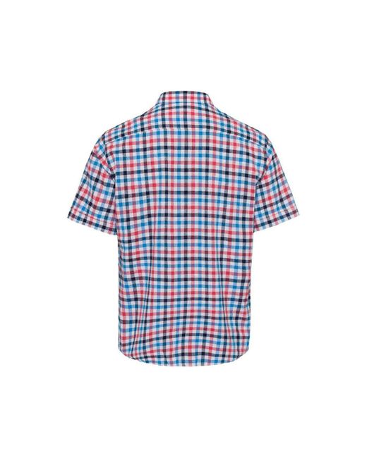 Brax Kurzarmhemd ocean (1-tlg., keine Angabe) in Blue für Herren
