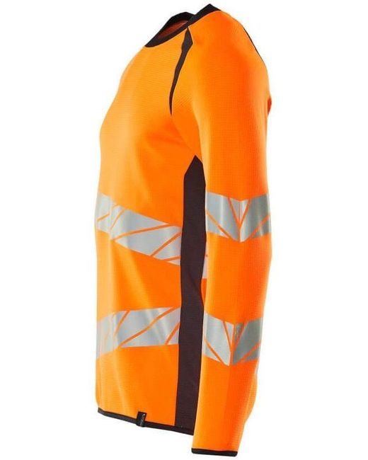 Mascotte Rundhalspullover in Orange für Herren