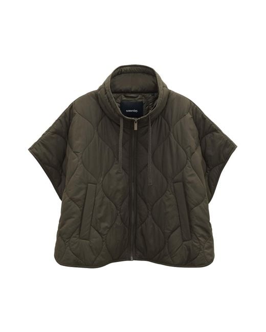someday. Gray Longweste Cape Weste Venke