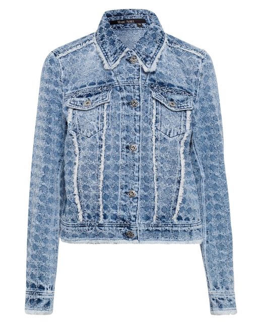 MARC AUREL Blue Kurzjacke mit Fransen