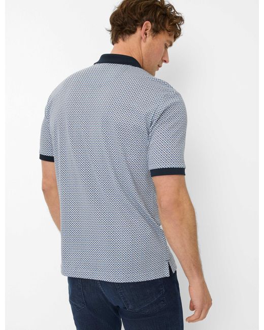 Brax Poloshirt Style PERRY in Blue für Herren