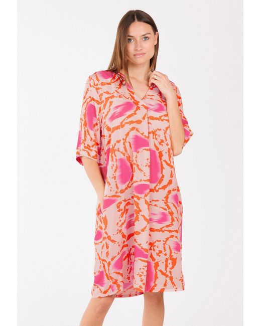 Key Largo Pink Druckkleid WD ESSENCE (1-tlg)
