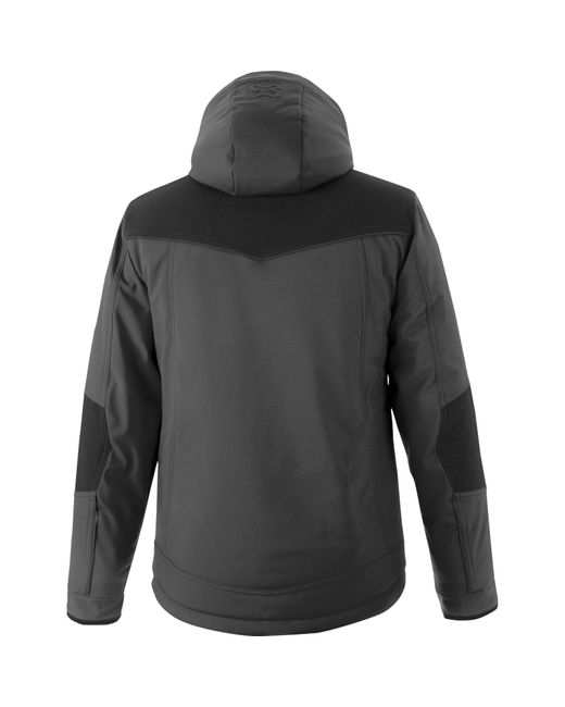 Würth MODYF Stretch X wasserabweisende & atmungsaktive Arbeitsjacke Moderne Winter Softshelljacke für Handwerker in Black für Herren