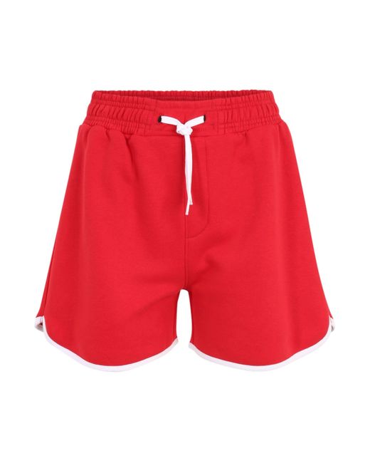 Aéropostale Red Shorts (1-tlg) Drapiert/gerafft