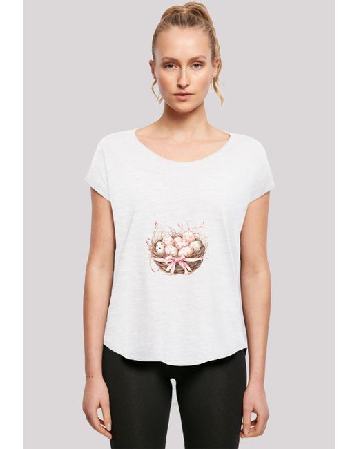 F4NT4STIC White Shirt Osterei Nest Korb Dekor Premium Qualität