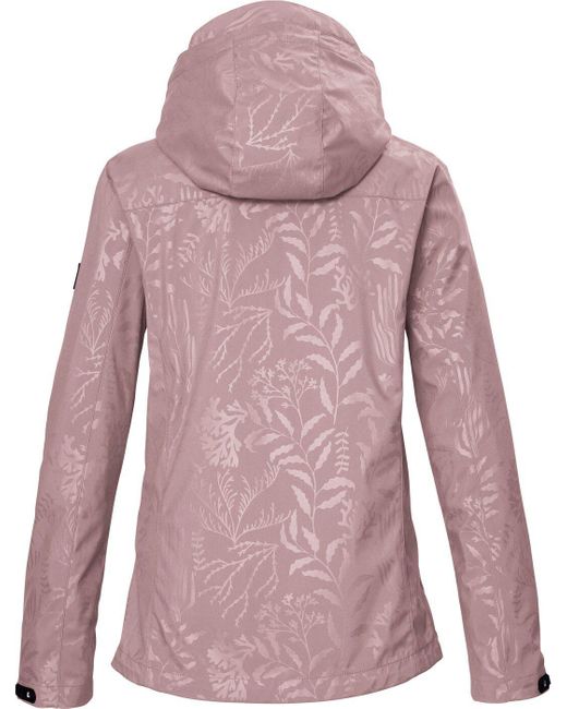 Killtec Purple Funktionsjacke KOS 122 WMN SFTSHLL JCKT FLORA