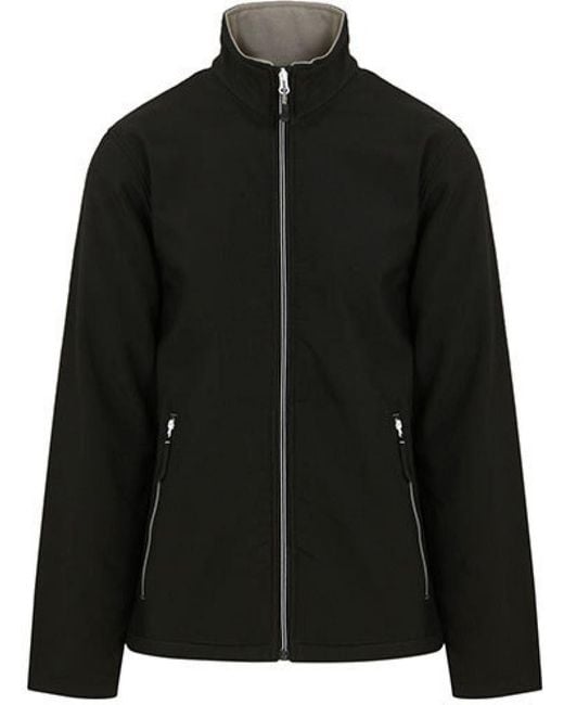Regatta Outdoorjacke Ascender 2-Layer Softshell Jacket in Black für Herren