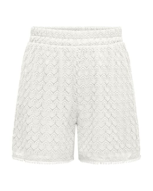 ONLY White ONLPATRICIA SHORTS JRS