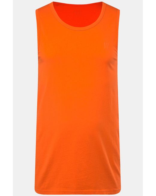 JP1880 T-Shirt Tank Top Basic ärmellos bis 10 XL in Orange für Herren