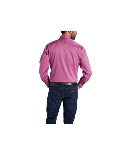 Eterna Langarmhemd uni (1-tlg) in White für Herren