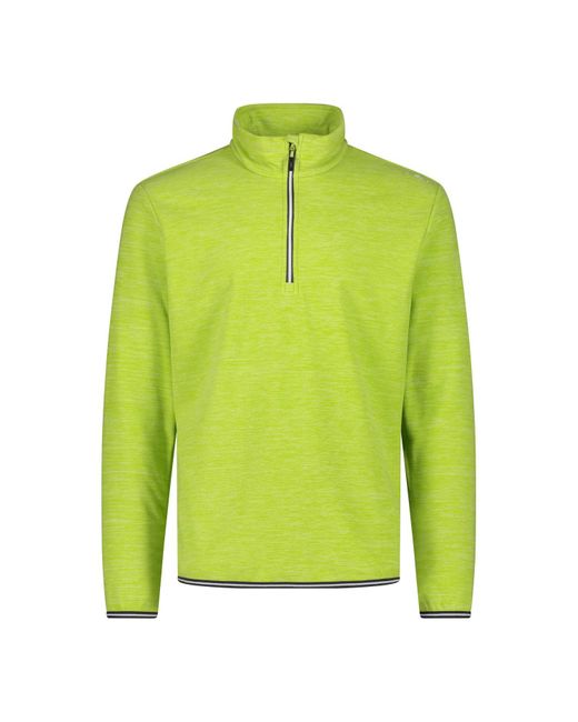 CMP Fleecepullover Pullover Man Sweat 34G4897 in Green für Herren