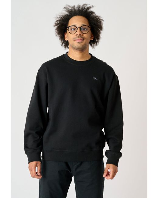 CLEPTOMANICX Sweatshirt Embro Gull Mono mit schöner Stickerei in Schwarz  für Herren | Lyst DE