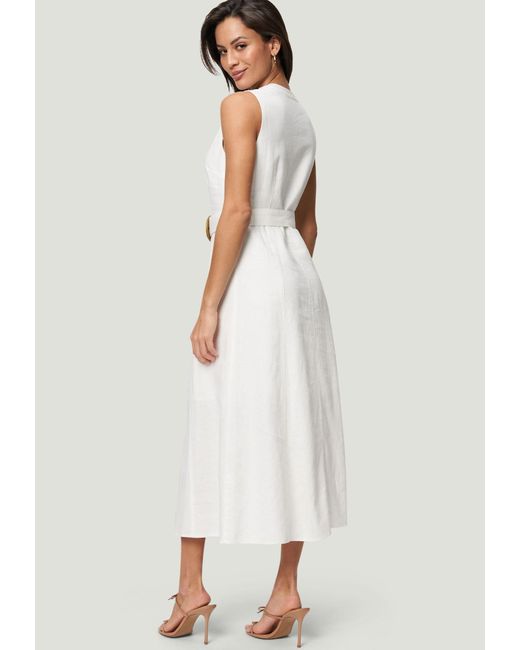 Zero White Midikleid