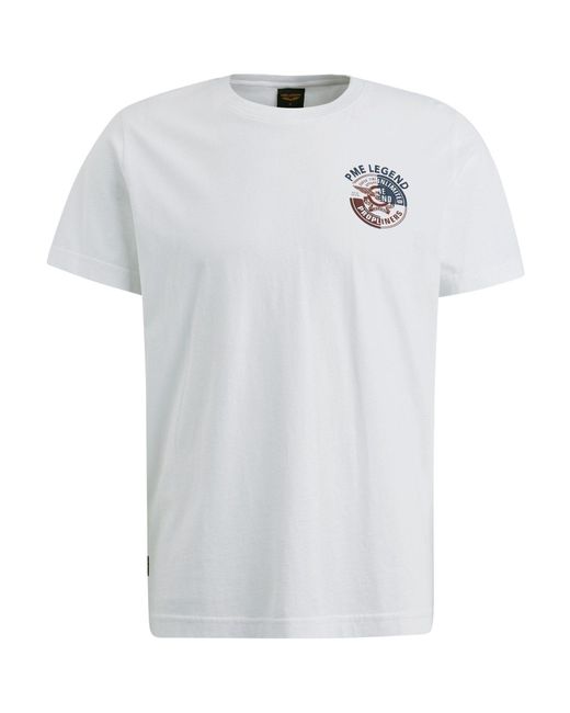 PME LEGEND T-Shirt Short sleeve r-neck in White für Herren