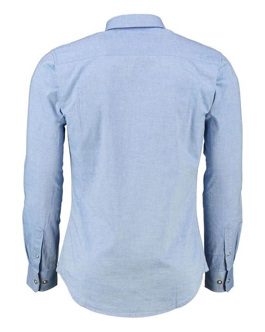 KRÜGER BUAM Trachtenhemd in Blue für Herren