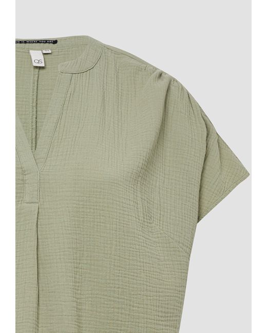 QS Green Langarmbluse Bluse