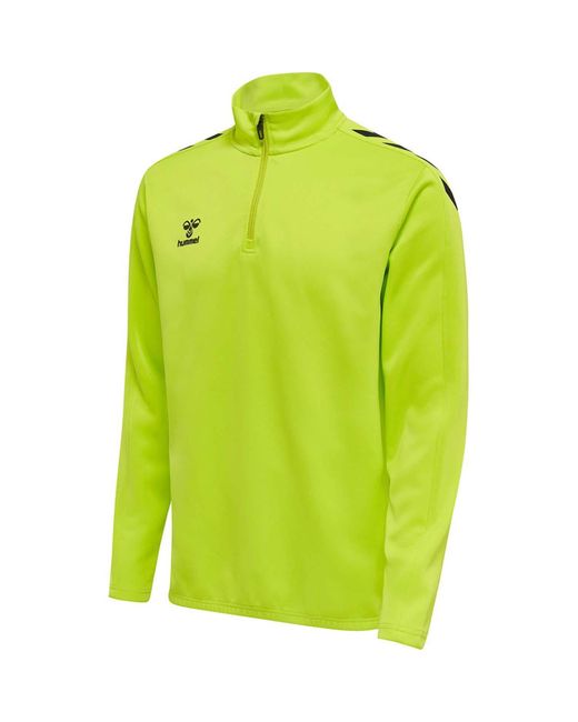 Hummel Fleecepullover Trainingstop Core XK Half Zip Poly Sweat 211479 in Green für Herren