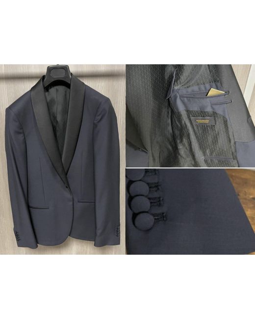 Scotch & Soda & Sartorial Atelier Smoking Blazer Sakko Tuxedo Jacket Jac in Black für Herren