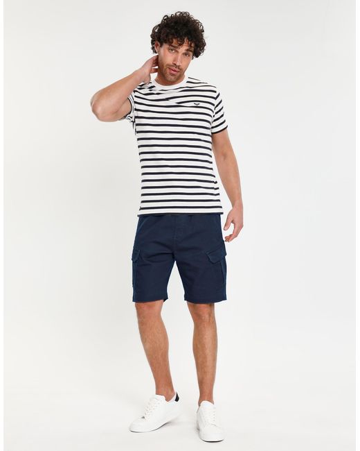 Threadbare Shorts im Chino-Style in Blue für Herren