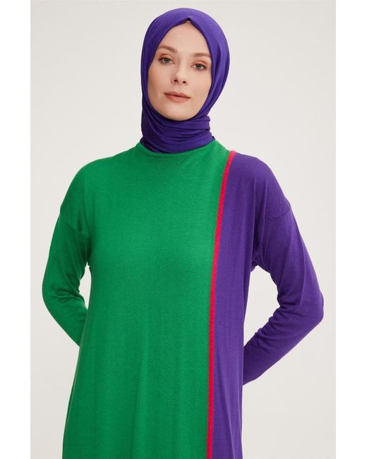 Armine Green Maxikleid Armine Unterkleid Lang, Langlebige Qualität Kleid Shapewear Dame