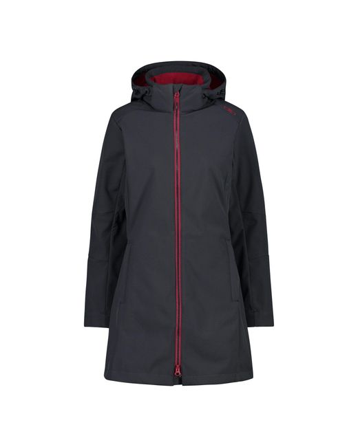 CMP Blue Softshelljacke Zip Hood Softshell Coat 3A08326