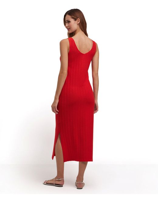 Falke Red Strickkleid (1-tlg) mit Bio-Baumwolle