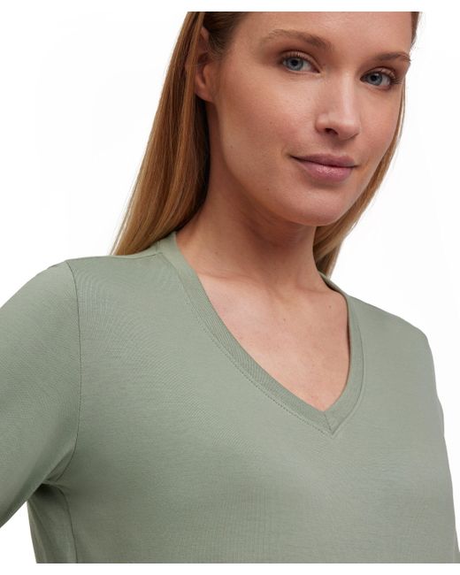 Falke Green T-Shirt aus reiner Baumwolle