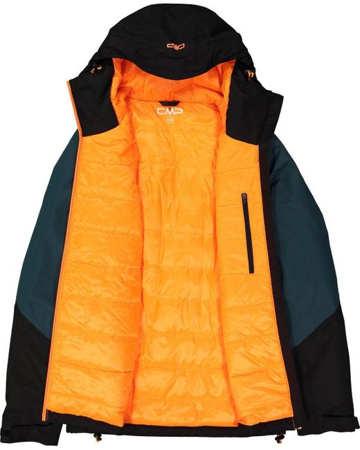 CMP Funktionsjacke MAN JACKET FIX HOOD PETROLIO in Blue für Herren