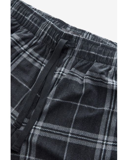 Next Pyjamahose Lange, strukturierte Schlafanzughose mit Bündchen (1-tlg) in Gray für Herren