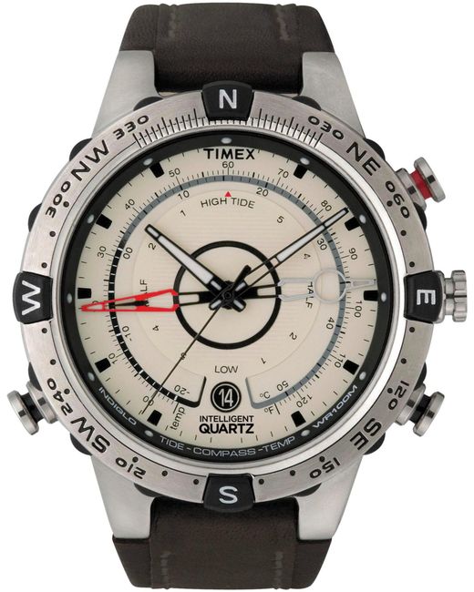 Timex Quarzuhr TIDE/TEMP/COMPASS T2N721AJ in Gray für Herren