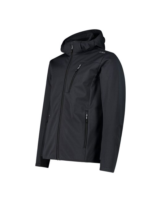 CMP Softshelljacke MAN JACKET ZIP HOOD 34A2937 in Black für Herren