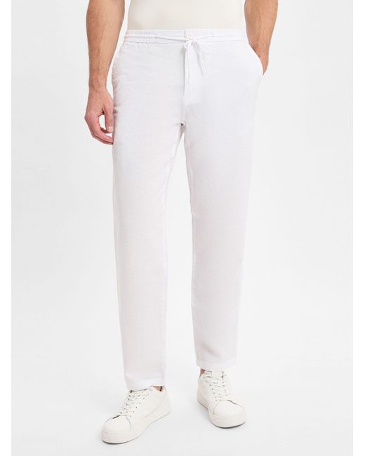 Finshley & Harding Stoffhose Cross in White für Herren
