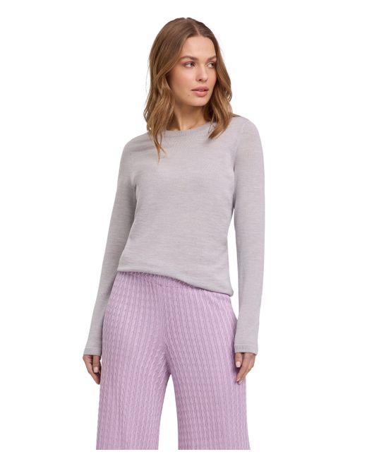 Falke Purple Strickpullover (1-tlg) aus Merinowolle