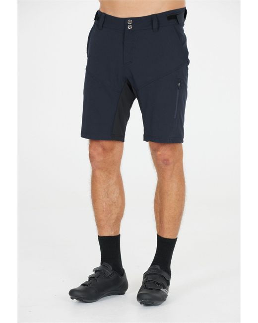 Endurance Radhose Benal im praktischen 2-in-1-Design in Blue für Herren